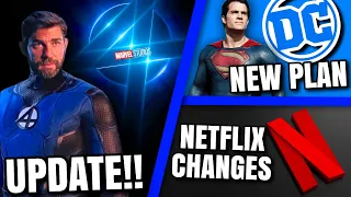 Fantastic Four Update, DC's New Plan With Superman, Netflix Content Changes & MORE!!