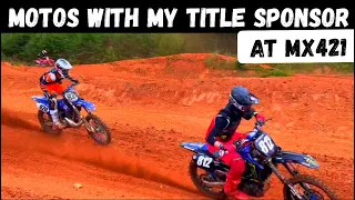 Shredding MX421 With My Title Sponsor - He Rips!!