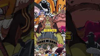 Five Strongest Giants In One Piece #onepiece #monkeydluffy #devilfruit #gaints