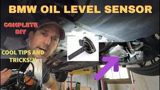 BMW Yellow Oil Level Light! How To Change Oil Level Sensor Oil Level Sensor Problems