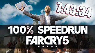 Far Cry 5 100% Speedrun 7:43:34 [WORLD RECORD]