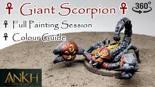 ☥ Ankh Miniature Painting E10_Painting Giant Scorpion from Gods of Egypt Cmon Game