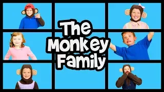 Monkey Family Song | Finger Family Song | Nursery Rhymes | Baby Songs