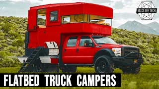 9 Flat Bed Campers to Turn Your Truck into a Worthy 4x4 Overlanding Rig