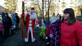 Черняховск. Небольшой праздник на Ленинградской (24.12.2022)