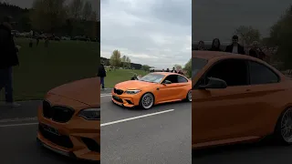 ORANGE M2 COMPETITION LEAVING IN STYLE👌 | ULTIMATE BMW CAR MEET UK #bmw