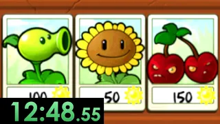 Speedrunning Plants vs Zombies with only 3 seed slots