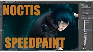 Noctis from Final Fantasy XV  | Speedpaint #5 | Part 1