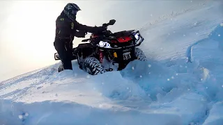 NEW YEAR'S BIG SNOW! ATV SKIDS