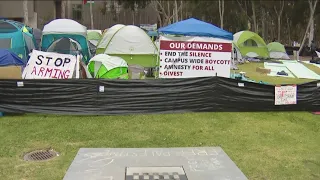 UCSD Pro-Palestinian encampment | Day 2