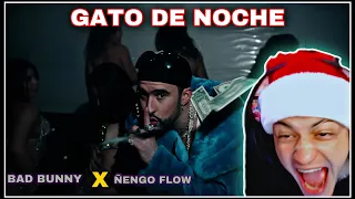 ÑENGO FLOW ❌ BAD BUNNY🐰 - GATO DE NOCHE😰🔥 *video reacción*