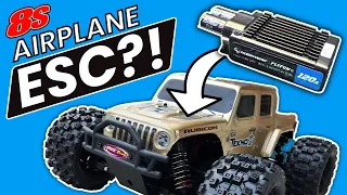 I Made The World's SMALLEST 8s RC Monster Truck With Prototype Parts!