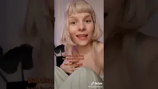 Aurora about what inspired her hairstyle / TikTok June 11 2021