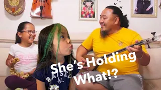 BATZORIG VAACHIG | EIGHT YEAR OLD REACTS | MONGOLIAN THROAT SINGING WITH MY DAUGHTER