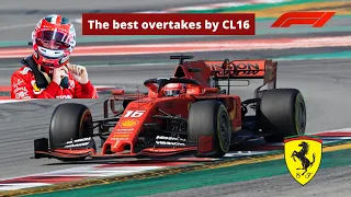 The best overtakes by Charles Leclerc in 2019