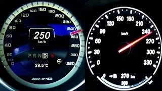 Mercedes E63 AMG vs BMW M5 F10 Acceleration 0-250 Onboard W212 2014 Test V8 Sound Autobahn