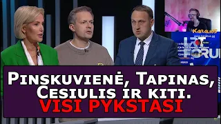 LRT FORUMAS - SKAIDRINAM 2023 - Pinskuvienė, Tapinas, Cesiulis ir kiti Pykstasi! | Karalius reaguoja