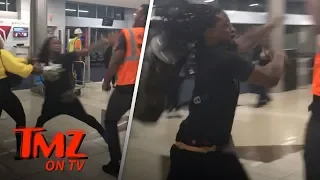 NFL Star In Wild Fight At Airport! | TMZ TV