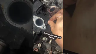 2016 Vauxhall vivaro in with engine light on and exhaust blow.. found the EGR cooler at fault..