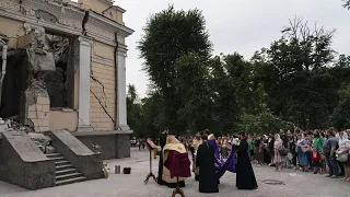 War in Ukraine: International condemnation after UNESCO-protected cathedral hit