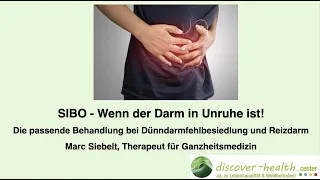 SIBO - Wenn der Darm in Unruhe ist! (Webinar)