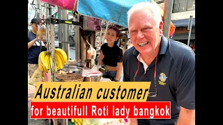 [4K]A Day In The Life Of Banana Pancake Roti Lady Bangkok - Working Hard Long Hours Everyday.2023