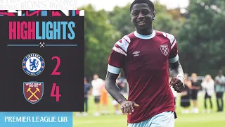 Chelsea 2-4 West Ham | U18s Fight Back To Earn Chelsea Win | U18 Premier League Highlights