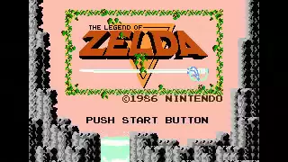 Legend of Zelda (NES) Intro
