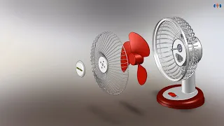 Animation Mini Table Fan -  Máy Quạt Mini Để Bàn