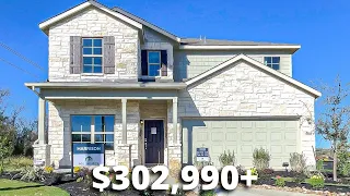 BRAND NEW 2 STORY MODEL HOUSE TOUR IN SAN ANTONIO TEXAS | 4-5 BED | 3-4 BATH | 2416 SqFt | $302,990+