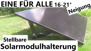 Easy Aufständerung für Solarmodule Terrassen und Flachdach Montage #utuberlars