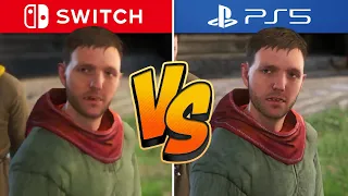 Kingdom Come Deliverance - Graphics Comparison (Switch vs. PS4)