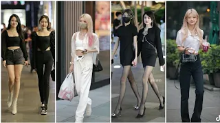 ( Tik Tok ) Outfits xuống phố của các Tiktoker Trung Quốc