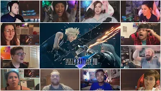 10+Reactors!! Final Fantasy VII Remake | final trailer Reactions mashup