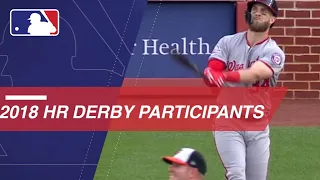 2018 Home Run Derby Participants