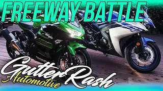 Kawasaki Ninja 400 vs Yamaha R3 // Which One Is Better For Freeway Riding?