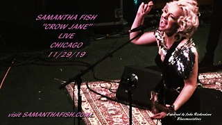 "CROW JANE" SAMANTHA FISH 11/29/19 CIGAR BOX GUITAR ROCKIN'  LIVE CHICAGO