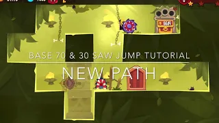 King of Thieves - Saw Jump Tutorial - New path ( base 70 & 30 )