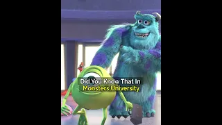 Did You Know That In Monsters University