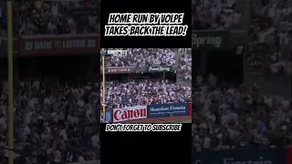 Anthony Volpe home run gives the Yankees the lead #Shorts #mlb #baseball #yankees