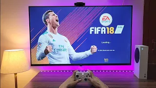 FIFA 18 in 2023 (Xbox Series S) 4K HDR 60FPS
