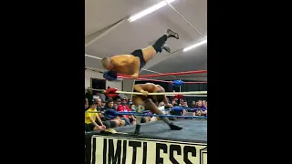 JD Drake shows how fast he is #limitless #aew #wrestling