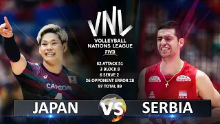 Japan vs Serbia | Men's VNL 2023