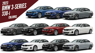 2023 BMW 3-Series 330i Sedan - All Color Options - Images | AUTOBICS