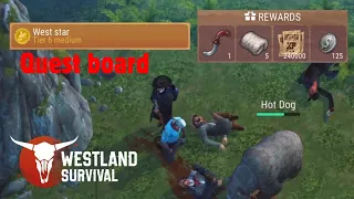 Westland Survival: Quest board- tier 6 medium West star(level 115) train robbery