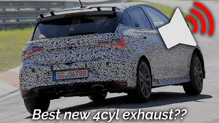 Holy BURBLES Hyundai i20 N Nurburgring Testing! This Car Sounds AMAZING!