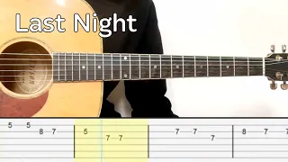 morgan wallen - last night (Easy Guitar Tutorial Tabs)