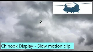 RAF Chinook display 2014 (Slow motion clip)