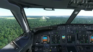 Посадка в Аэропорту Минска || B737-800NG || Vatsim Event