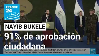 Nayib Bukele cumple tres años como presidente de El Salvador con 91% de aprobación ciudadana